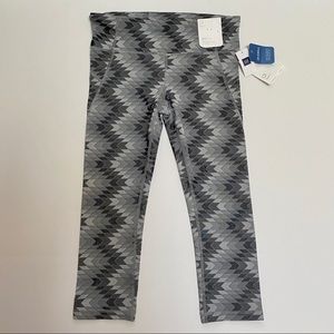 Gap Fit Gfast Capri Leggings Gray Size S NWT